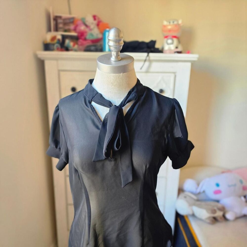 Rampage Women's Black Blouse